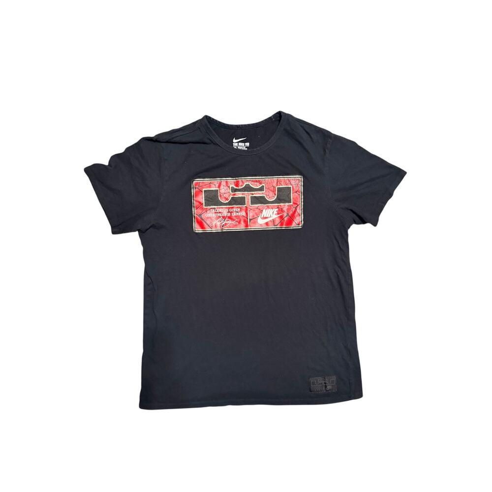 Nike LeBron James “Greatness Is Earned” Graphic Tee – Size L